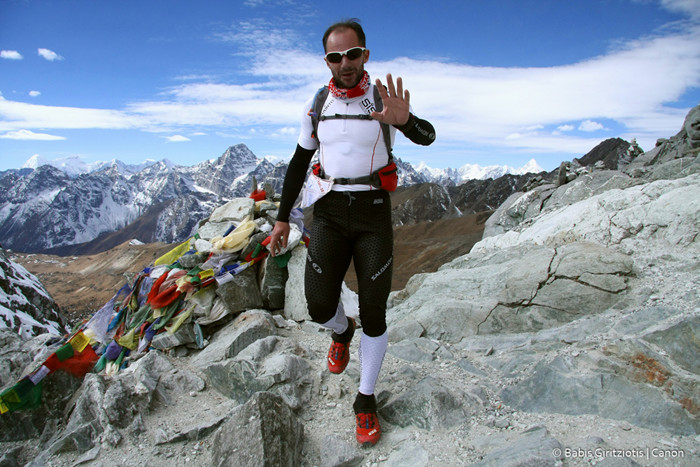 Ο Νίκος Καλοφύρης στο Solu Khumbu Trail